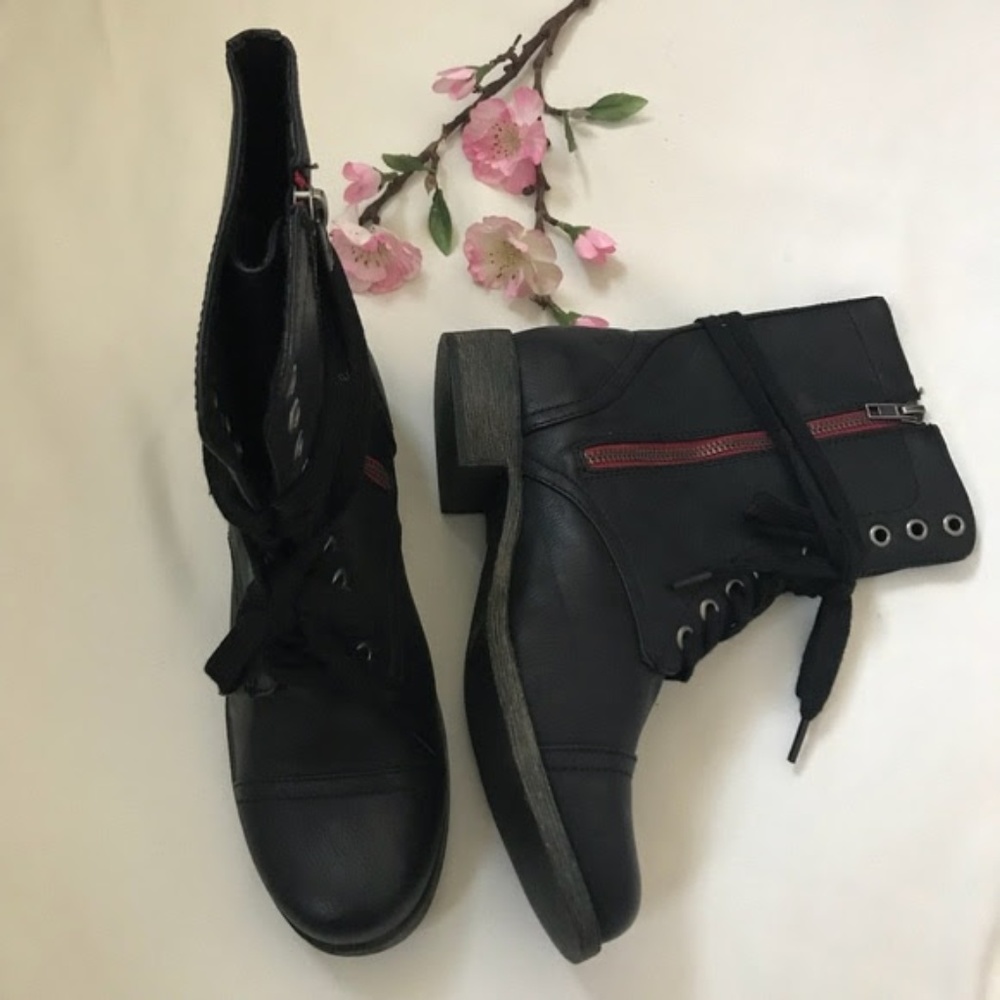 Womens High Ankle Combat boots